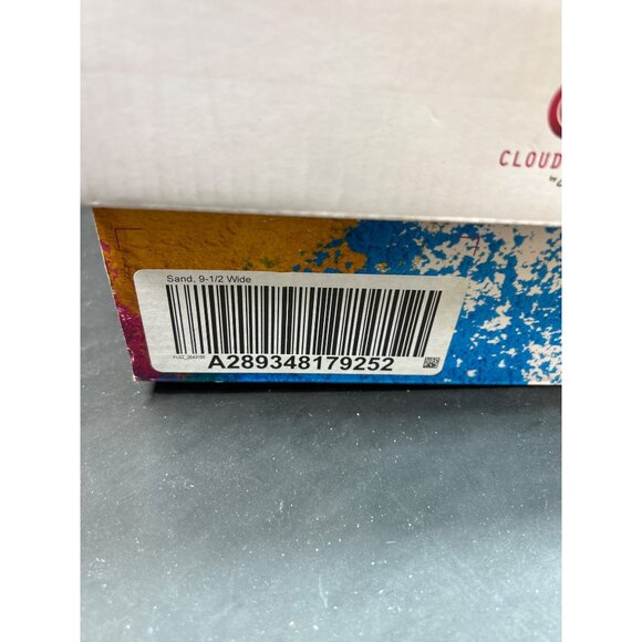 Clarks Cloudsteppers Womens Sandals 9.5W Sand Elastic Straps - Picture 8 of 9